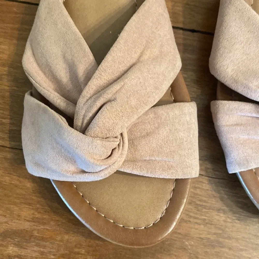 MakaLu California Size 9 Sandals Pink Suede - Picture 7 of 12